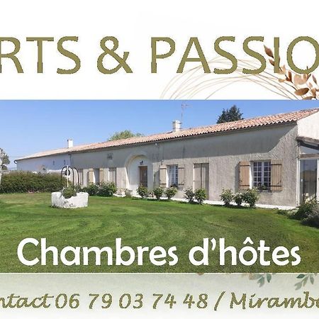 Arts & Passion Bed & Breakfast Mirambeau  Exterior photo